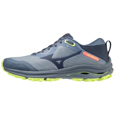 Zapatillas Para Correr Mizuno WAVE Rider GTX Mujer - Azules / Verdes Claro - Chile M753SKWVGN